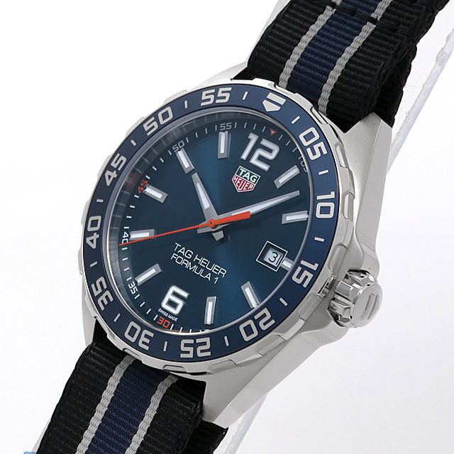 Tag Heuer Formula 1 Quartz Blue Dial Two Tone NATO Strap Watch for Men - WAZ1010.FC8197 Buy Now By Tag Heuer