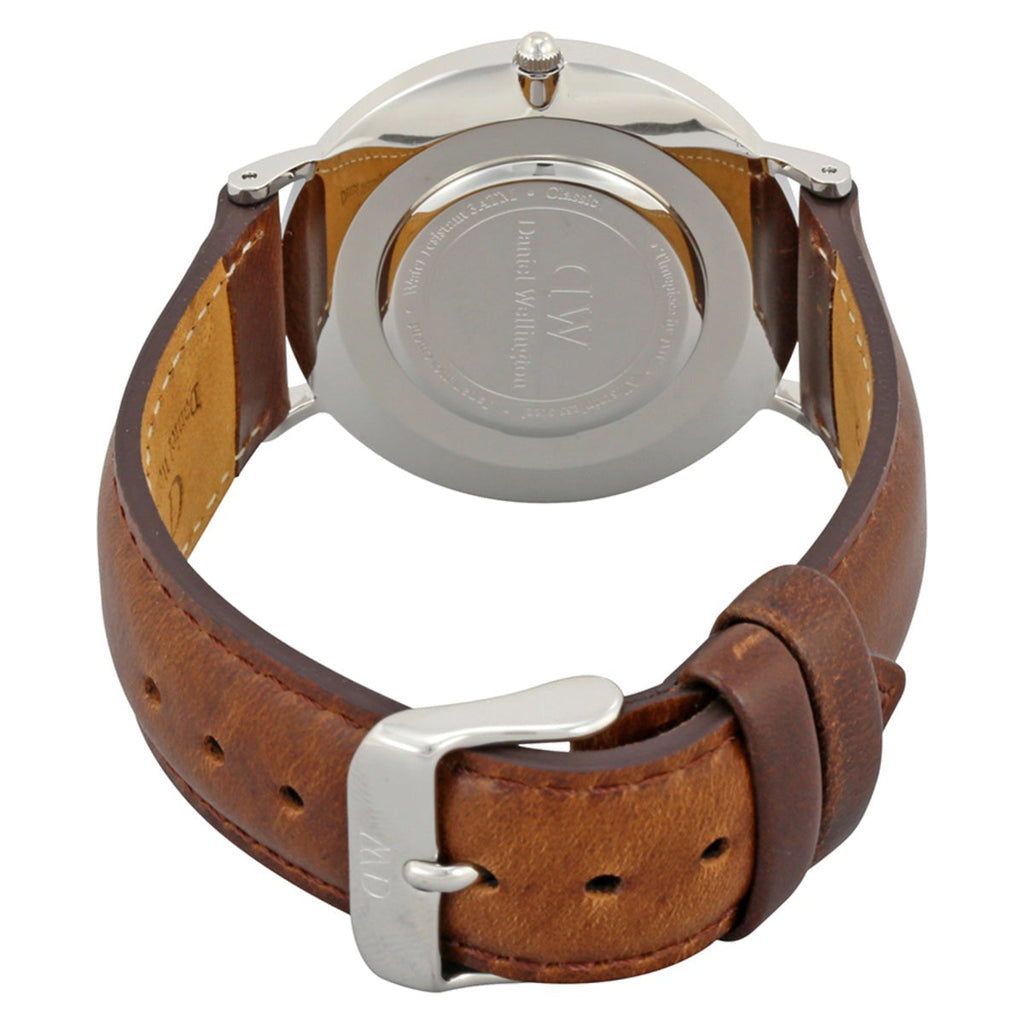 Daniel Wellington Classic Bristol Black Dial Brown Leather Strap Watch For Men - DW00100143 Buy Now By Daniel Wellington