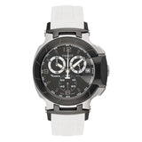Tissot T Race Chronograph Black Dial White Rubber Strap Watch for Men - T048.417.27.057.05 Buy Now By Tissot