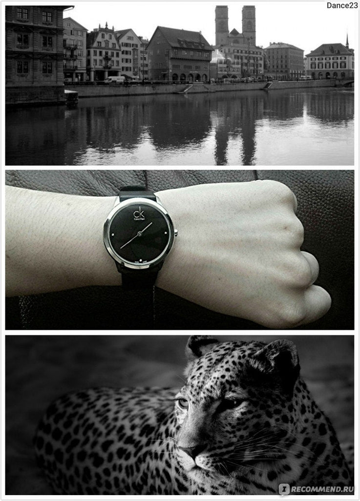 Calvin Klein Minimal Black Dial Black Leather Strap Watch for Men - K3M221CS Buy Now By Calvin Klein