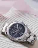 Tissot PR 100 Sport Chic Chronograph Diamonds Blue Dial Silver Steel Strap Watch for Women - T101.917.11.046.00 Buy Now By Tissot