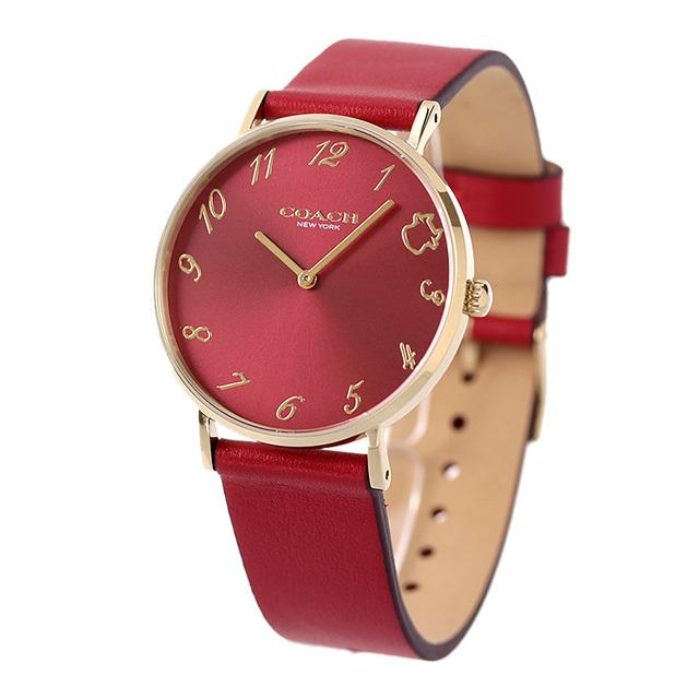 Coach Perry Red Dial Red Leather Strap Watch for Women - 14503722 Buy Now By Coach
