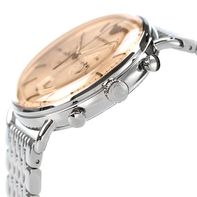 Emporio Armani Aviator Chronograph Beige Dial Silver Steel Strap Watch For Men - AR11239 Buy Now By Emporio Armani