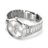 Gucci G Timeless Silver Dial Silver Steel Strap Watch For Women - YA1264126 Buy Now By Gucci