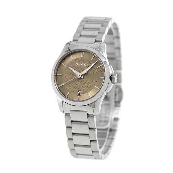 Gucci G Timeless Brown Dial Silver Steel Strap Watch For Women - YA126526 Buy Now By Gucci