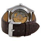 Tissot T Classic T One Automatic Silver Dial Brown Leather Strap Watch For Men - T038.430.16.037.00 Buy Now By Tissot