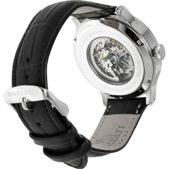 Maserati Epoca Automatic Skeleton Mechanical Silver Dial Watch For Men - R8821118003 Buy Now By Maserati