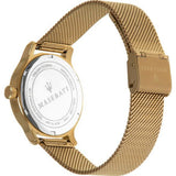 Maserati Epoca Mother of Pearl Dial Yellow Gold Mesh Strap Watch For Women - R8853118502 Buy Now By Maserati