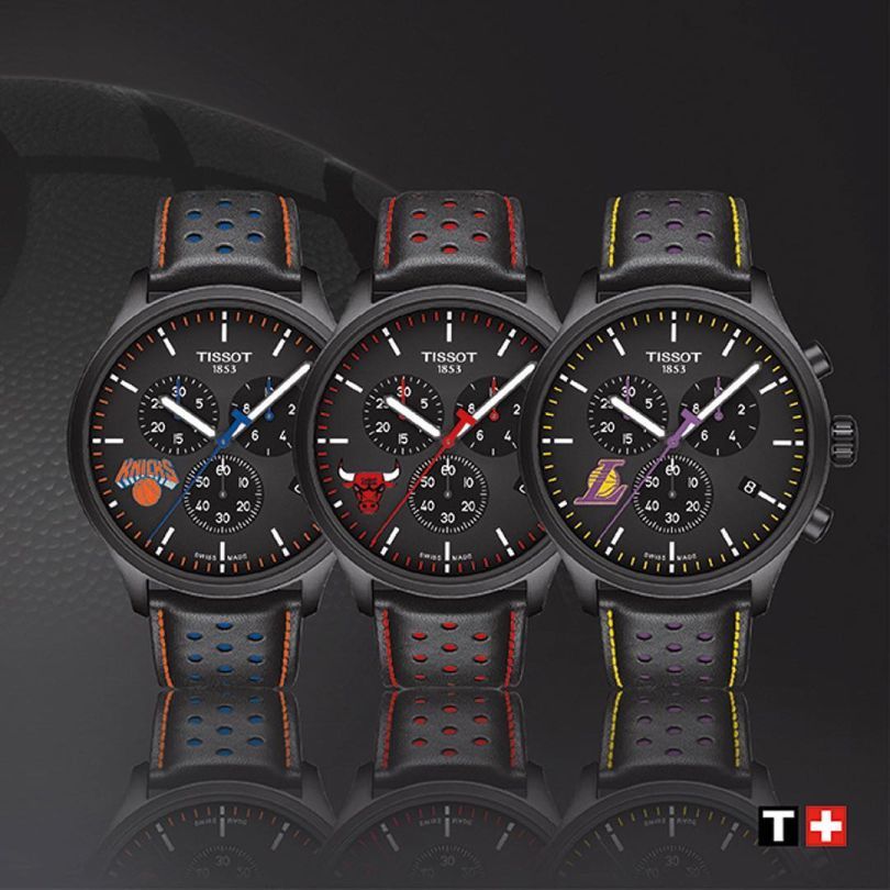 Tissot T Sport Chrono XL NBA Teams Special Chicago Bulls Edition Black Dial Black Leather Strap Watch for Men - T116.617.36.051.00 Buy Now By Tissot