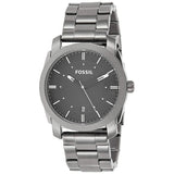 Fossil Machine Chronograph Black Dial Grey Steel Strap Watch for Men - FS4774 Buy Now By Fossil