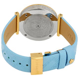 Versace V-Twist Blue Dial Blue Leather Strap Watch for Women - VELS00319 Buy Now By Versace