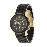 Michael Kors Runway Black Dial Black Silicone Strap Watch for Women - MK5191 Buy Now By Michael Kors