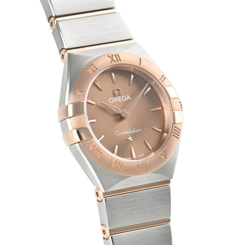 Omega Constellation Quartz Brown Dial Silver Steel Strap Watch for Women - 131.20.25.60.13.001 Buy Now By Omega