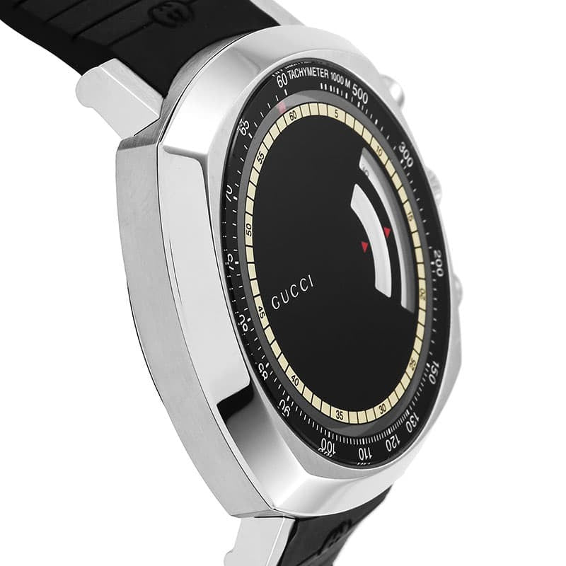 Gucci Grip Chronograph Black Dial Black Rubber Strap Watch For Men - YA157301 Buy Now By Gucci
