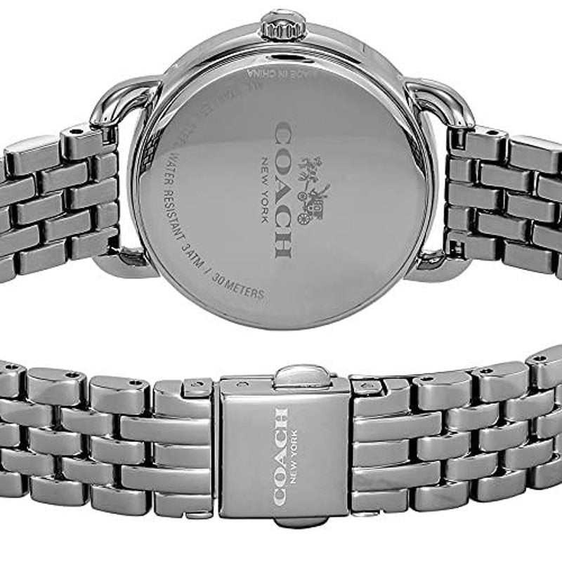 Coach Glitz Blue Dial Silver Steel Strap Watch for Women - 14502693 Buy Now By Coach