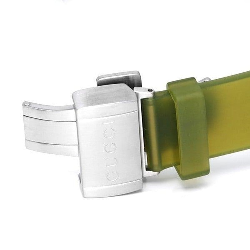 Gucci Dive Automatic Green Dial Green Rubber Strap Unisex Watch - YA136345 Buy Now By Gucci