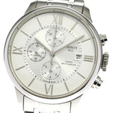 Tissot Chemin des Tourelles Automatic Chronograph White Dial Silver Steel Strap Watch for Men - T099.427.11.038.00 Buy Now By Tissot