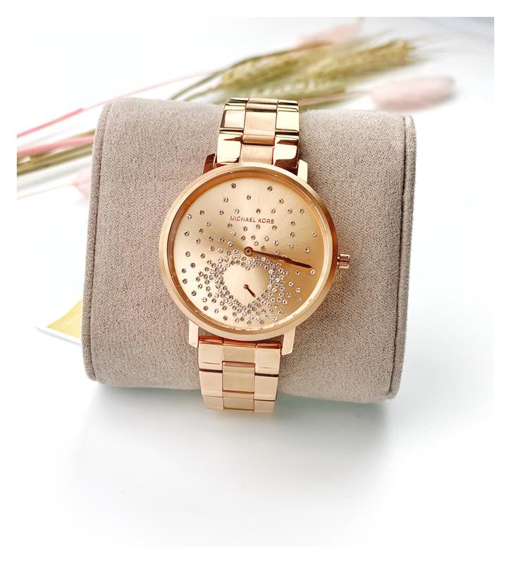 Michael Kors Jaryn Rose Gold Dial Rose Gold Steel Strap Watch for Women - MK3621 Buy Now By Michael Kors