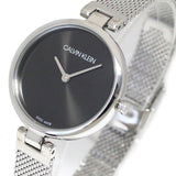 Calvin Klein Authentic Black Dial Silver Mesh Bracelet Watch for Women - K8G23121 Buy Now By Calvin Klein