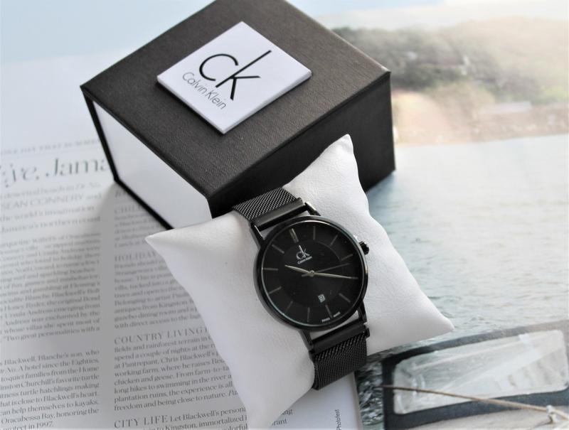 Calvin Klein Minimal Black Dial Black Mesh Bracelet Watch for Men - K3M214B1 Buy Now By Calvin Klein