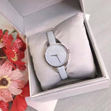 Calvin Klein Rebel Grey Dial Grey Leather Strap Watch for Women - K8P231Q4 Buy Now By Calvin Klein