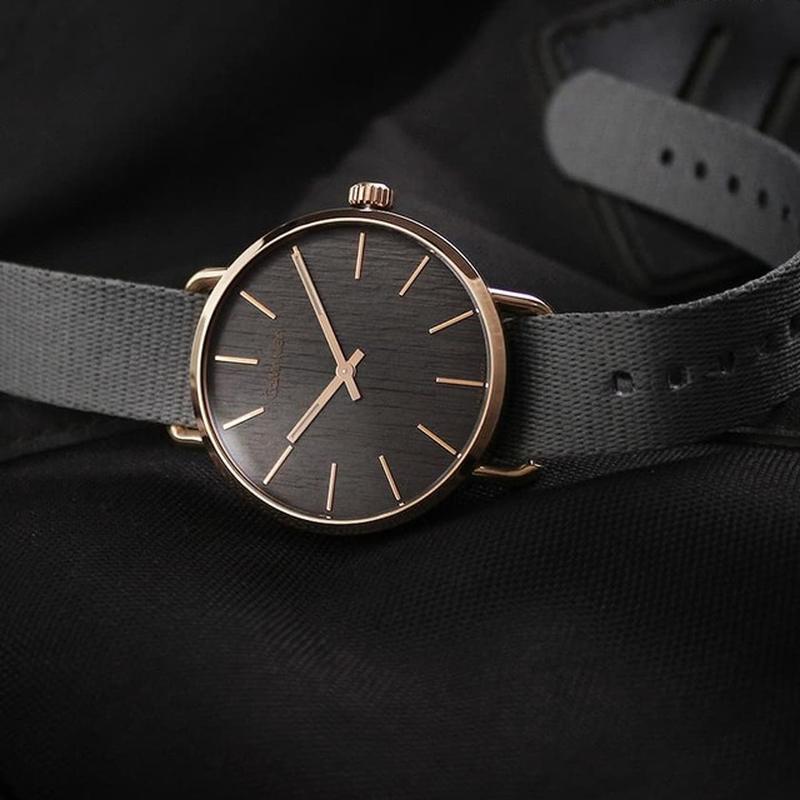 Calvin Klein Even Grey Dial Grey NATO Strap Watch for Men - K7B216P3 Buy Now By Calvin Klein