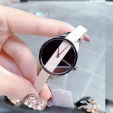 Calvin Klein Rebel Cream Black Dial Cream Leather Strap Watch for Women - K8P237X1 Buy Now By Calvin Klein