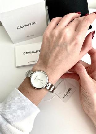 Calvin Klein Minimal White Dial Silver Mesh Bracelet Watch for Women - K3M5215X Buy Now By Calvin Klein