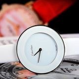 Calvin Klein Chic White Dial White Leather Strap Watch for Women - K7N23TK2 Buy Now By Calvin Klein