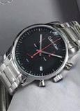 Calvin Klein City Chronograph Black Dial Silver Steel Strap Watch for Men - K2G27141 Buy Now By Calvin Klein