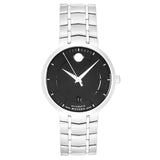 Movado 1881 Automatic Black Dial Silver Steel Strap Watch for Men - 606914 Buy Now By Movado