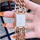 Guess Mod Heavy Metal Rose Gold Dial Rose Gold Steel Strap Watch For Women - W1117L3 Buy Now By Guess