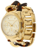 Michael Kors Runway Gold Dial Two Tone Steel Strap Watch for Women - MK4222 Buy Now By Michael Kors