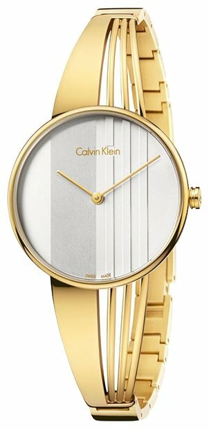 Calvin Klein Drift Silver Dial Gold Steel Strap Watch for Women - K6S2N516 Buy Now By Calvin Klein
