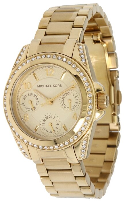 Michael Kors Blair Gold Dial Gold Steel Strap Watch for Women - MK5639 Buy Now By Michael Kors