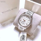 Michael Kors Bryn Quartz Silver Dial Silver Steel Strap Watch For Women - MK6133 Buy Now By Michael Kors
