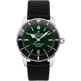 Breitling Superocean Heritage B20 Automatic 42 Green Dial Black Mesh Bracelet Watch for Women - AB2010121L1S1 Buy Now By Breitling