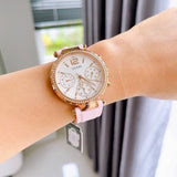 Guess Solstice Diamonds White Dial Pink Rubber Strap Watch For Women - GW0113L4 Buy Now By Guess