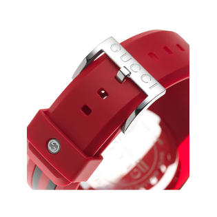 Gucci Sync XXL Quartz Red Dial Red Rubber Strap Unisex Watch - YA137103 Buy Now By Gucci