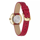 Versace V-Twist Silver Dial Red Leather Strap Watch for for Women - VELS00519 Buy Now By Versace