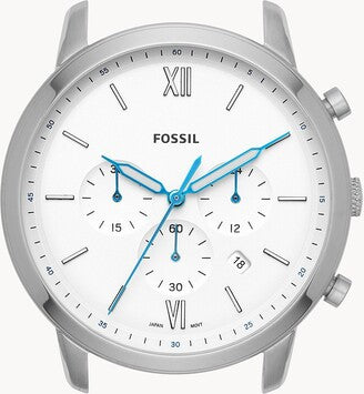 Fossil Neutra Chronograph White Dial Silver Steel Strap Watch for Men - FS5433 Buy Now By Fossil