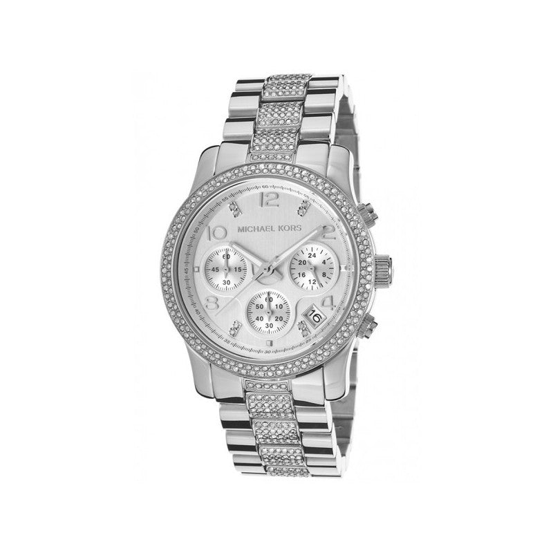 Michael Kors Runway White Dial Silver Steel Strap Watch for Women - MK5825 Buy Now By Michael Kors