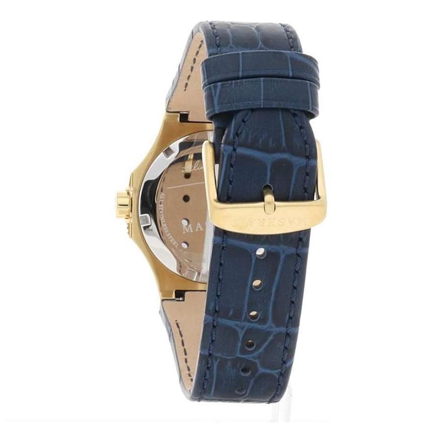 Maserati Potenza Blue Dial Blue Leather Strap Watch For Men - R8851108035 Buy Now By Maserati