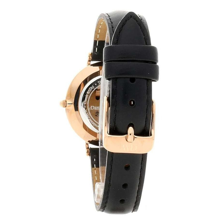 Daniel Wellington Petite Sheffield White Dial Black Leather Strap Watch For Women - DW00100174 Buy Now By Daniel Wellington