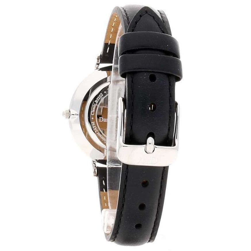Daniel Wellington Classic Petite Reading White Dial Black Leather Strap Watch For Women - DW00100185 Buy Now By Daniel Wellington