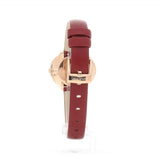 Swarovski Crystal Flower Red Dial Red Leather Strap Watch for Women - 5552780 Buy Now By Swarovski