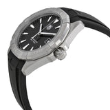 Tag Heuer Aquaracer Quartz Black Dial Black Rubber Strap Watch for Men - WAY1110.FT8021 Buy Now By Tag Heuer