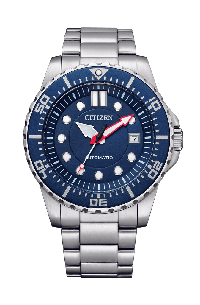 Citizen Promaster Mechanical Blue Dial Silver Steel Strap Watch For Men - NJ0121-89L Buy Now By Citizen