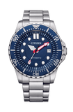 Citizen Promaster Mechanical Blue Dial Silver Steel Strap Watch For Men - NJ0121-89L Buy Now By Citizen
