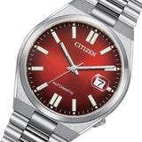 Citizen Tsuyosa Automatic Red Dial Silver Steel Strap Watch For Men - NJ0150-56W Buy Now By Citizen